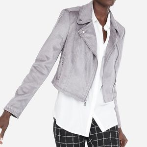 Cropped Moto Jacket